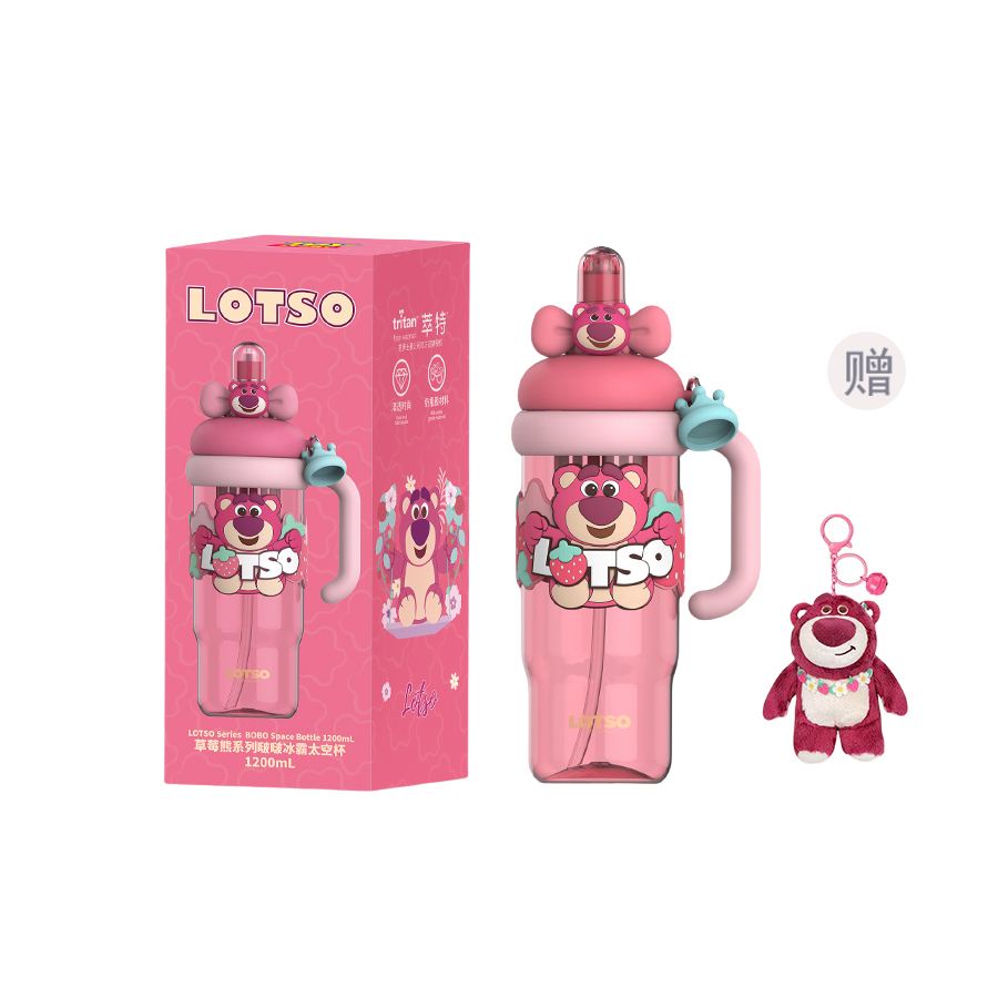 

Lotso Collection, Bubble Ice King Cup, пластиковый стакан для воды Disney, Lotso 1200Ml+Pendant