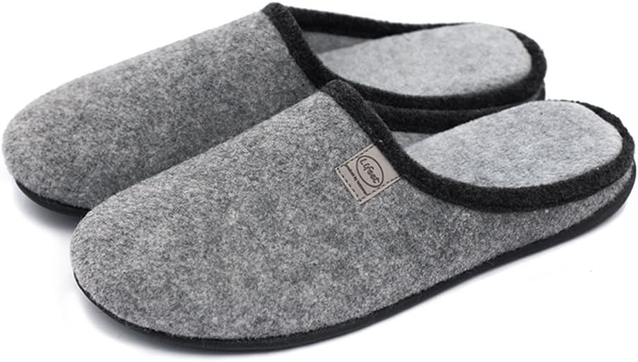 

Мужские домашние тапочки Happy Lily, для зимы, серый