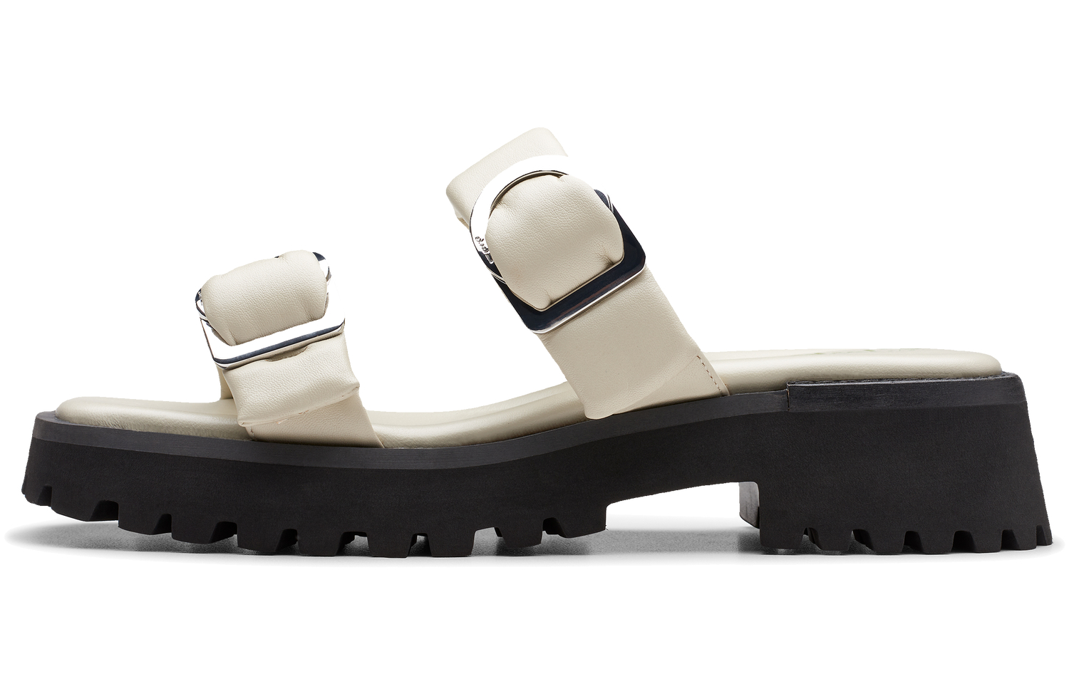 Тапочки-слайды женские Clarks, White 261765214