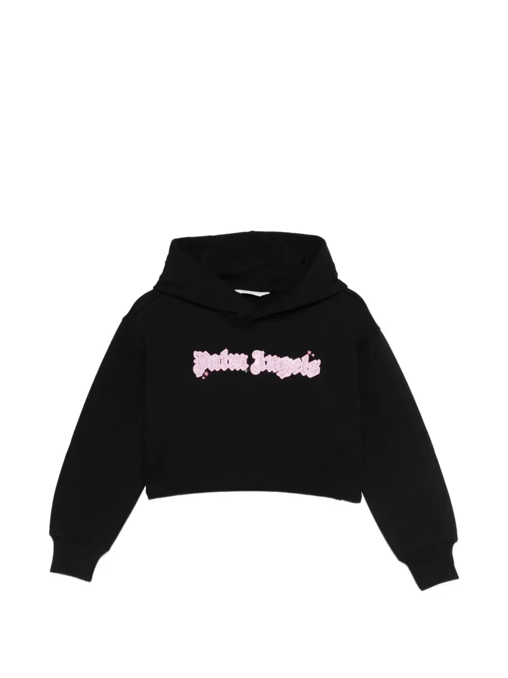 Украшенное худи Palm Angels Kids, черный