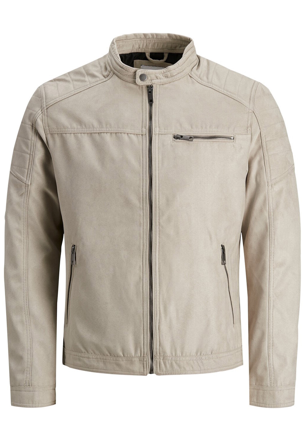 

Кожаная куртка Jack & Jones Jacke 'Rocky', бежевый