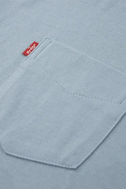 Футболка с карманом Sunset Pocket Tee Levi's, синий — фото 3