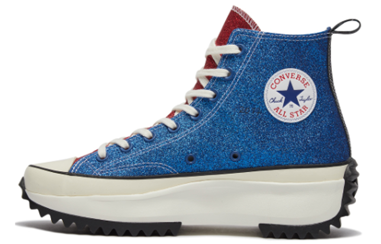 

Кроссовки Converse Run Star Hike Hi Jw Anderson Glitter, Синий, Кроссовки Converse Run Star Hike Hi Jw Anderson Glitter