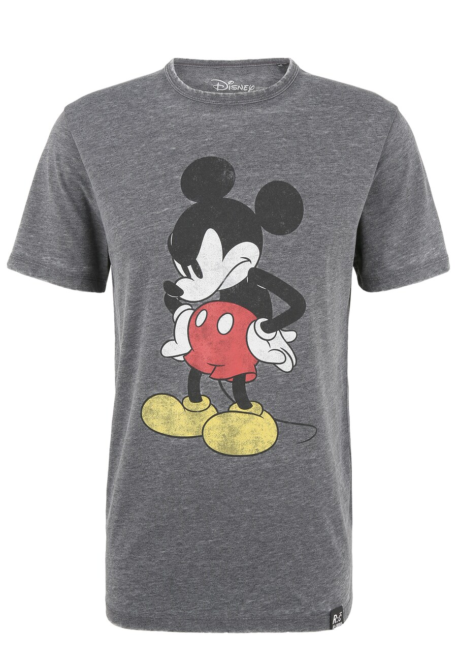 

Рубашка Recovered Disney Mickey Mouse Madface, темно-серый