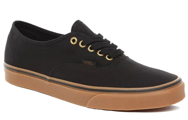 Кроссовки authentic 'black gum' Vans, черный — фото 3