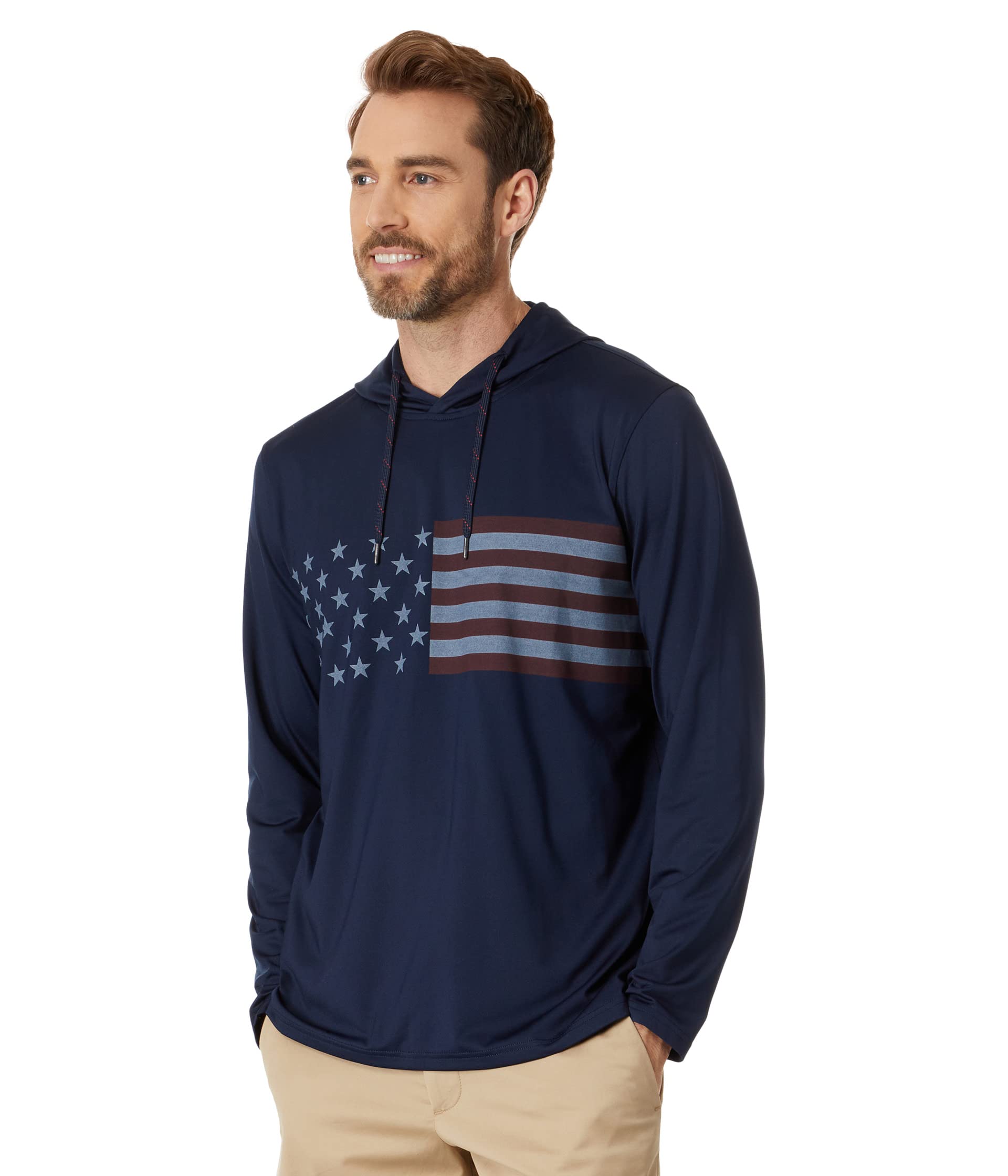 

Худи PUMA Golf Volition Stars & Bars Hoodie, Navy Blazer
