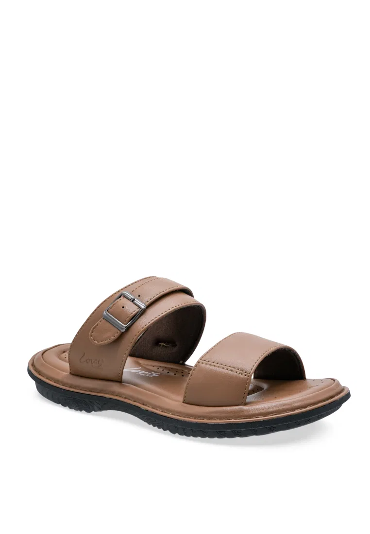 Мужские сандалии, slip-on, искусственная кожа, модель 260141275 Louis Cuppers, хаки — фото 2