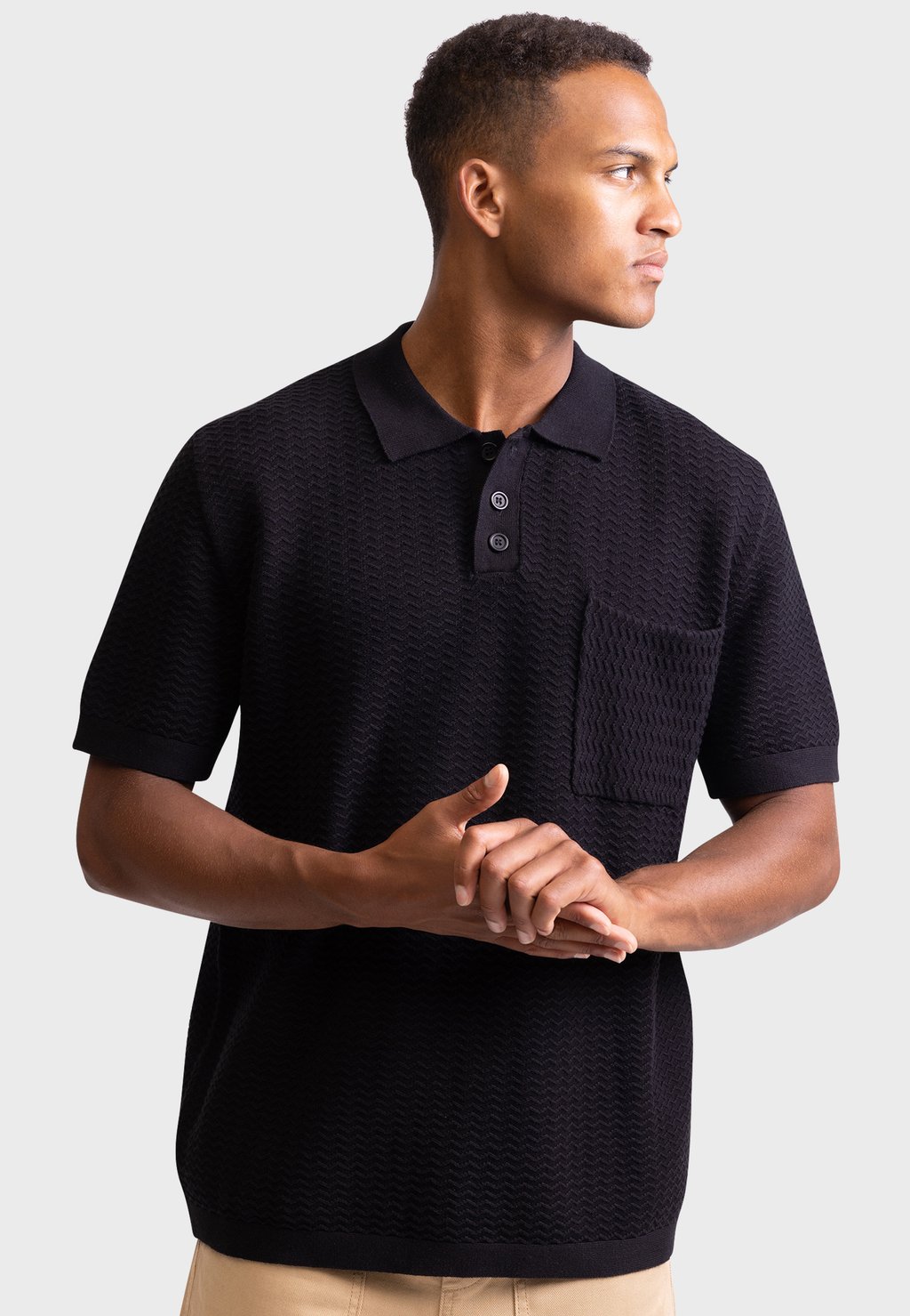 

Рубашка поло FERNANDO BOXY FIT Redefined Rebel, черный
