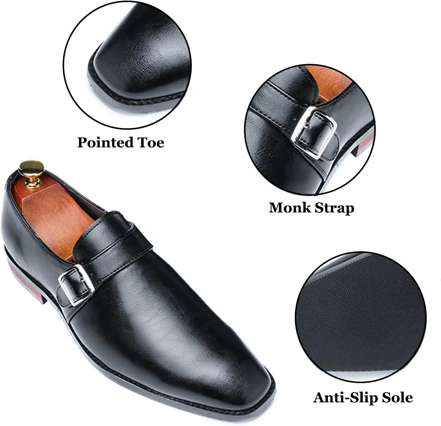 

Мужские кожаные лоферы с монк-ремешком, модные классические с заостренным носком, без шнуровки, низкие Челси, формальные деловые оксфорды Zeberfi, желтый