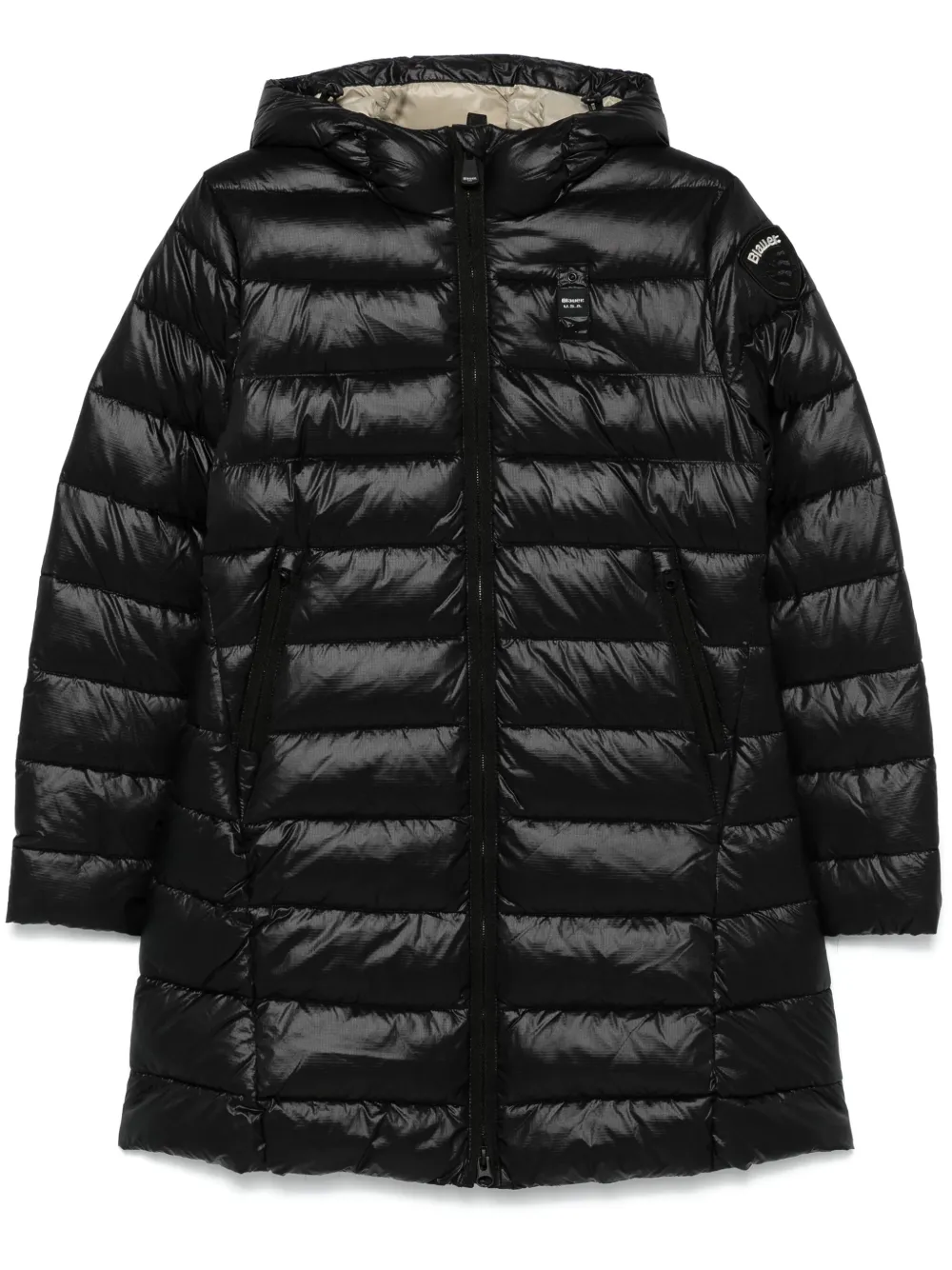 

Длинный пуховик Blauer, черный