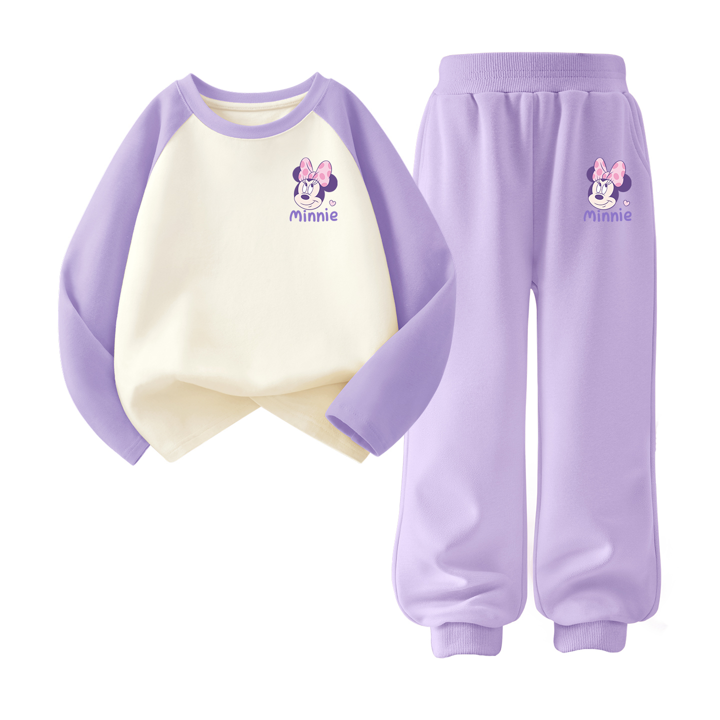 

Детская повседневная спортивная одежда Disney, фиолетовый