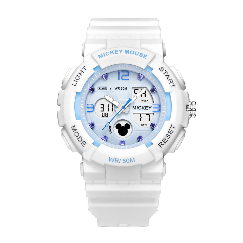 

Disney Часы Electronics + Quartz Movement Watch Women's Watch Pink Watch Dial, Cream Blue