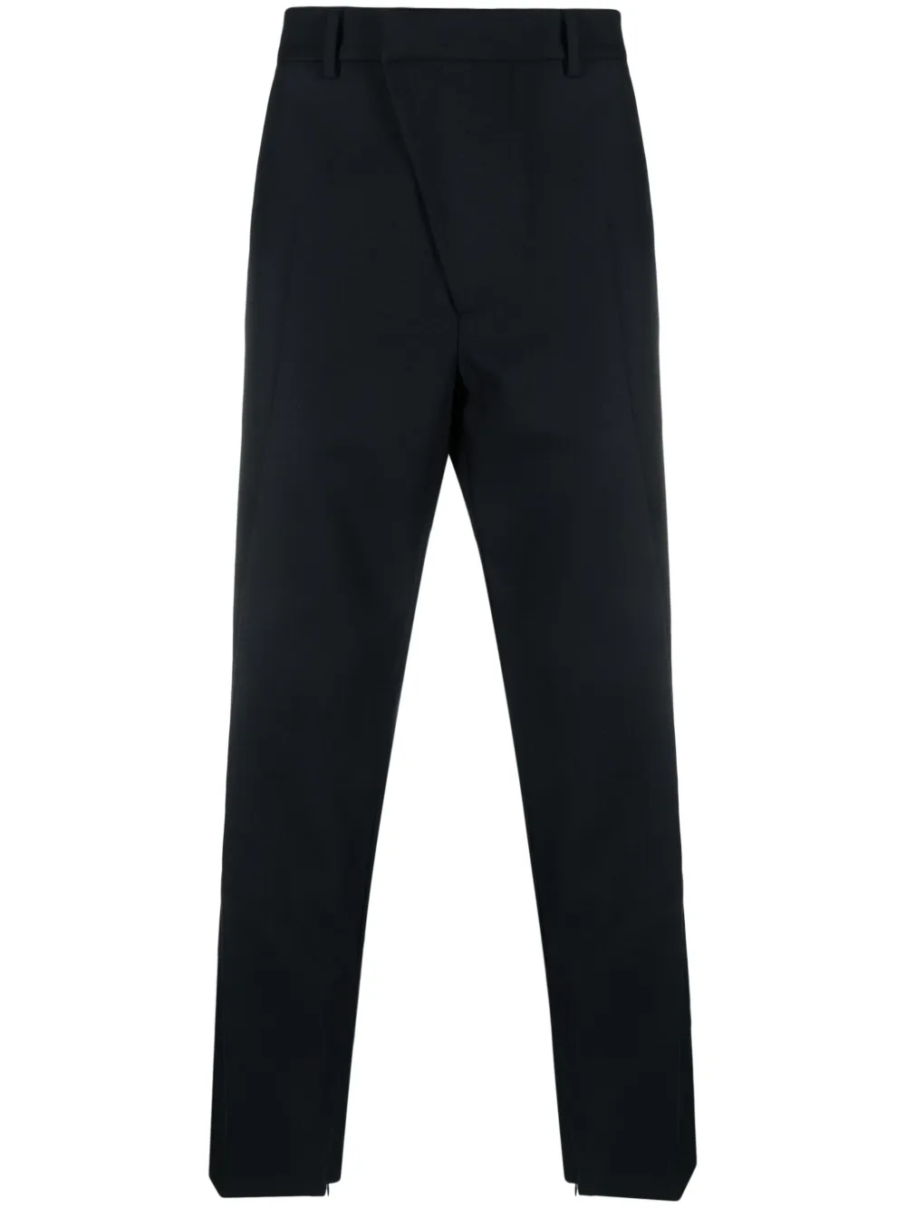 

Асимметричные брюки широкого кроя с застежкой на пуговицы 424, синий