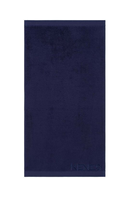 

Полотенце маленькое хлопковое Iconic Navy 55х100 см Kenzo, темно-синий