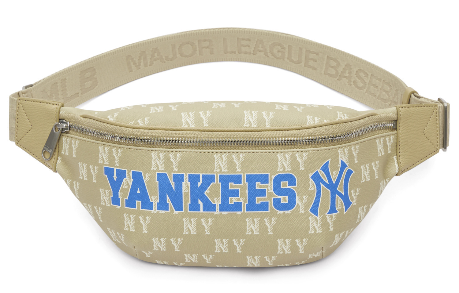 

MLB Искусственная кожаная слинг сумка унисекс бежево желтая, Beige Yellow
