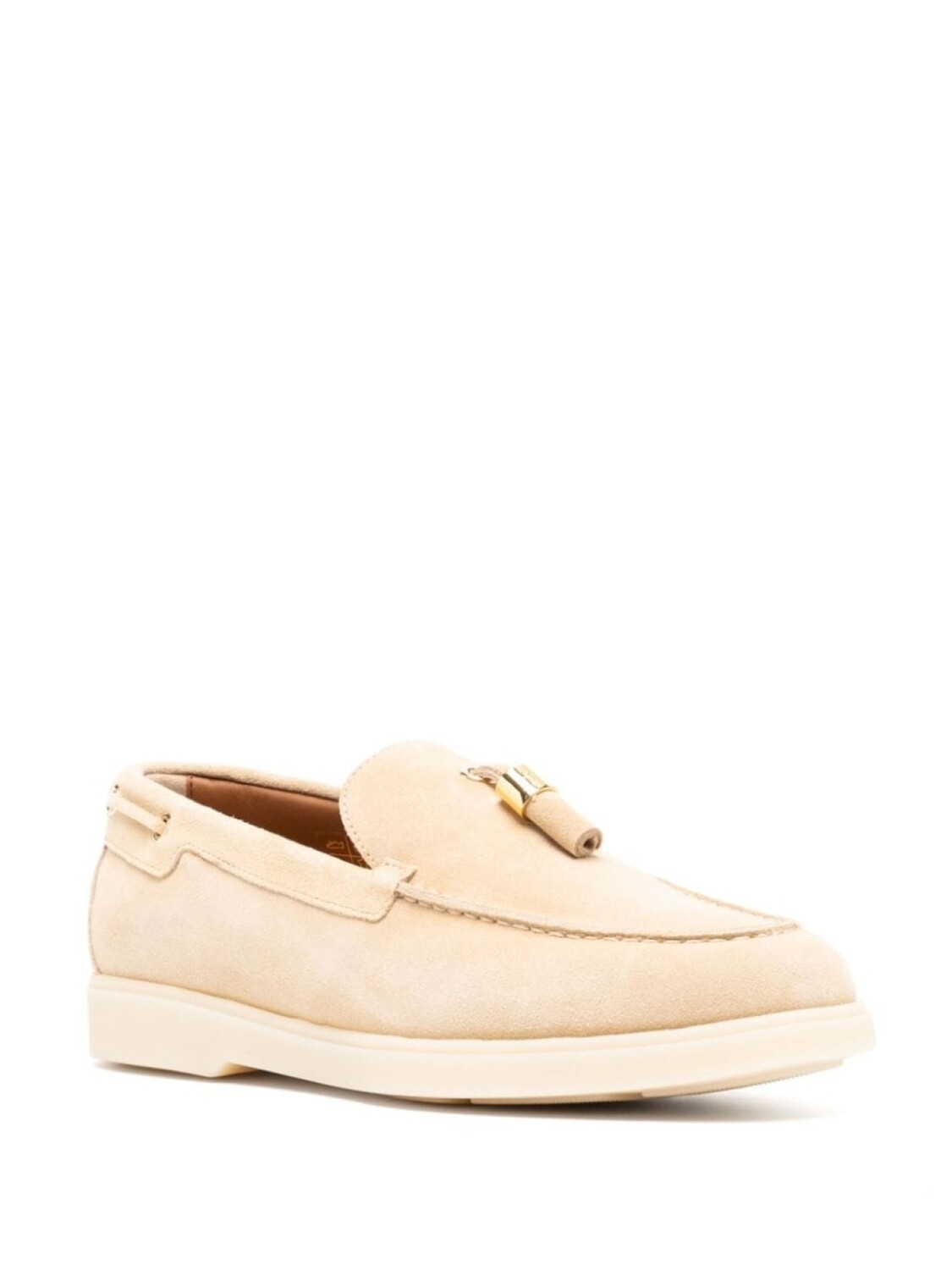

Giuseppe Zanotti лоферы Avela с кисточками, серый