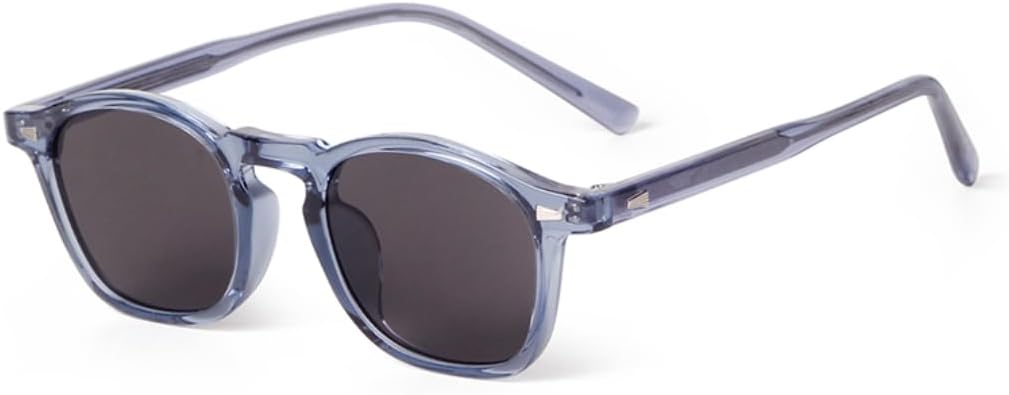 

Солнцезащитные очки с защитой от УФ-излучения UV400 | Прозрачная серая оправа Rivets | Линзы конфетных цветов для занятий спортом на открытом воздухе и вождения DSVIGF, 02