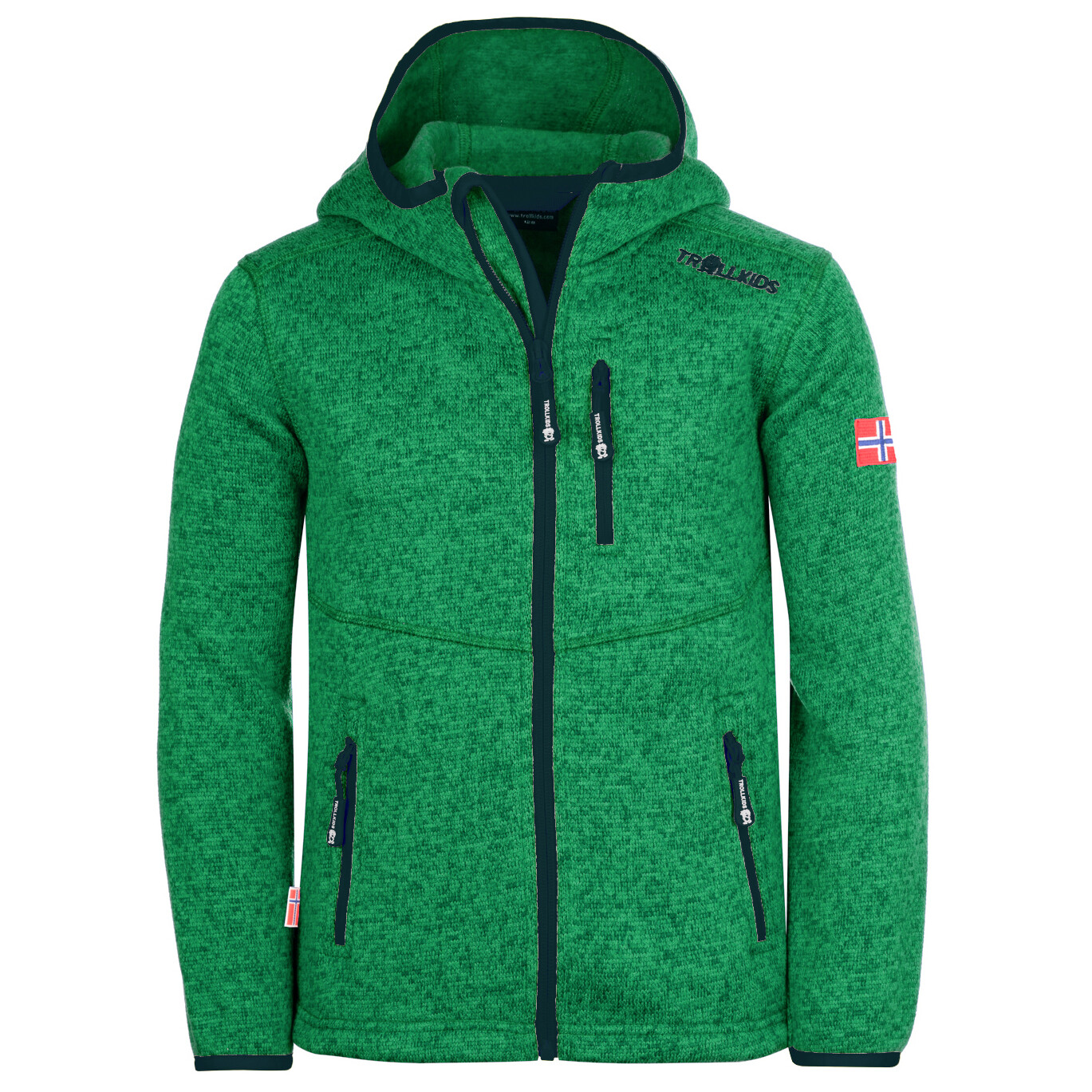 

Флисовая жилетка Trollkids Kid's Jondalen XT, цвет Pepper Green/Navy