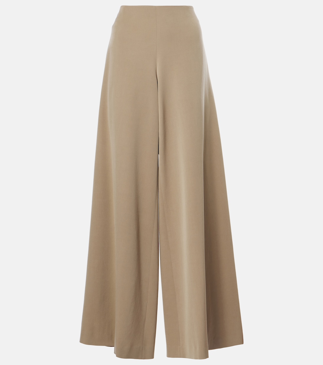 

Широкие шерстяные брюки Dela The Row, Grey Taupe