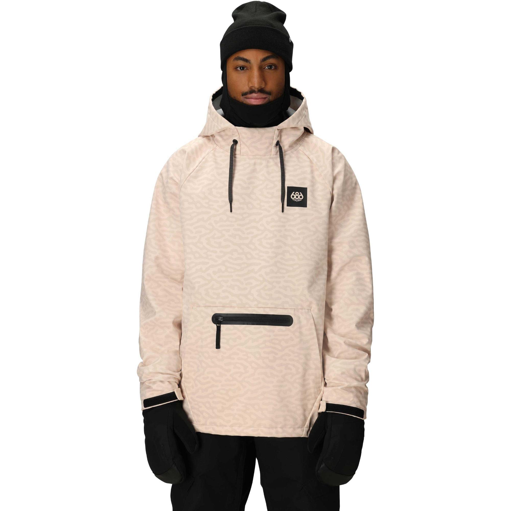 

Мужская водонепроницаемая толстовка с капюшоном Hyperchromic. 686, Smokey Pink Haze