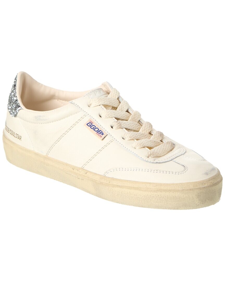 Кожаные кроссовки Golden Goose Soul Star, белый