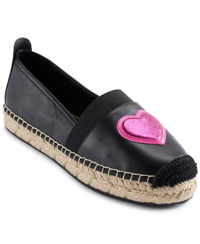 Женские эспадрильи Manika Heart Patch KARL LAGERFELD PARIS, черный