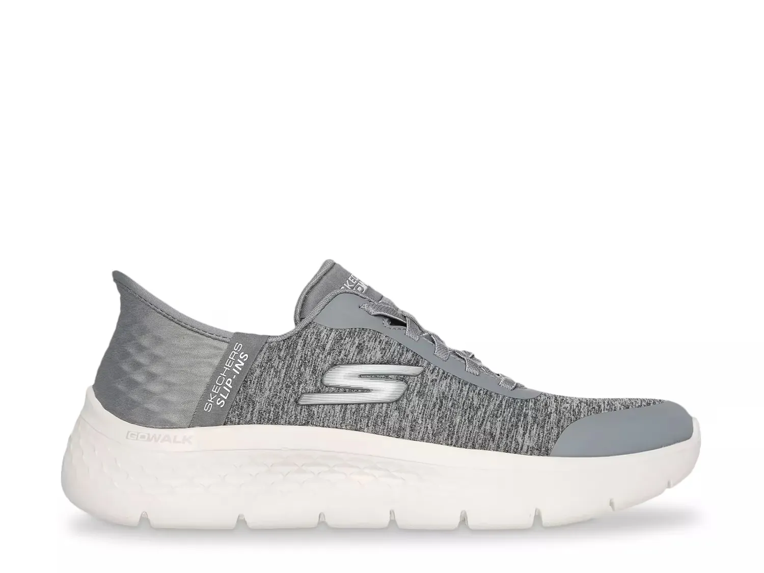 Hands Free Slip-ins Go Walk Flex Dacey Слипоны Sneaker - женские Skechers, Grey/White — фото 3