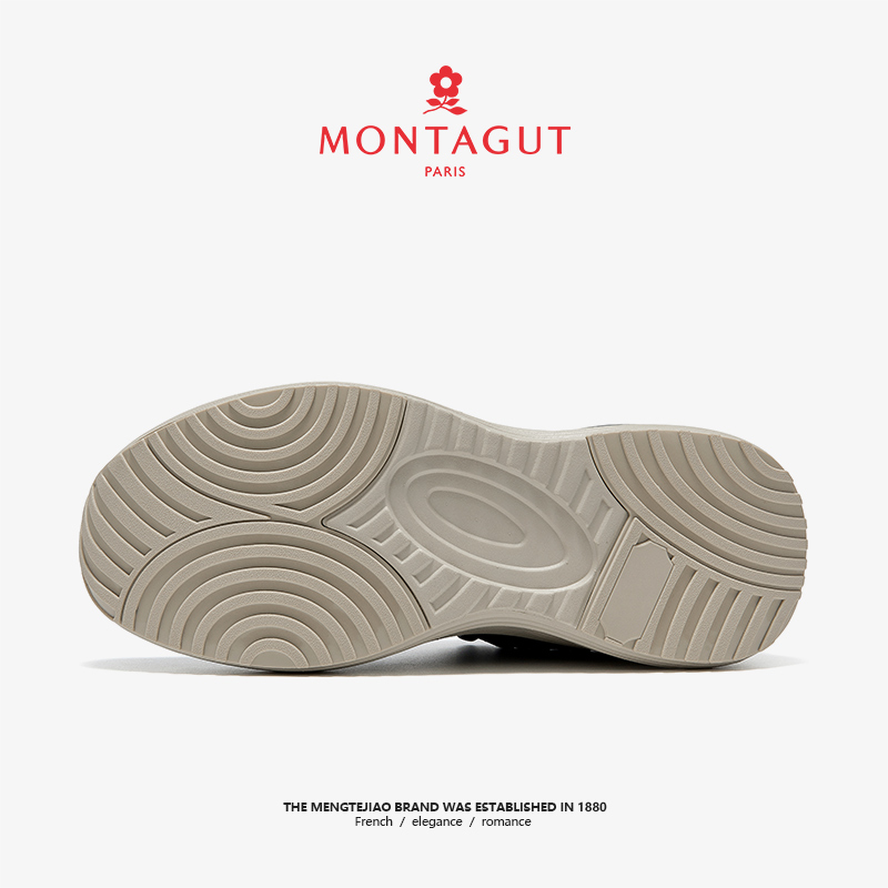 Montagut Мужские низкие беговые кроссовки серые, цвет Gray — фото 3