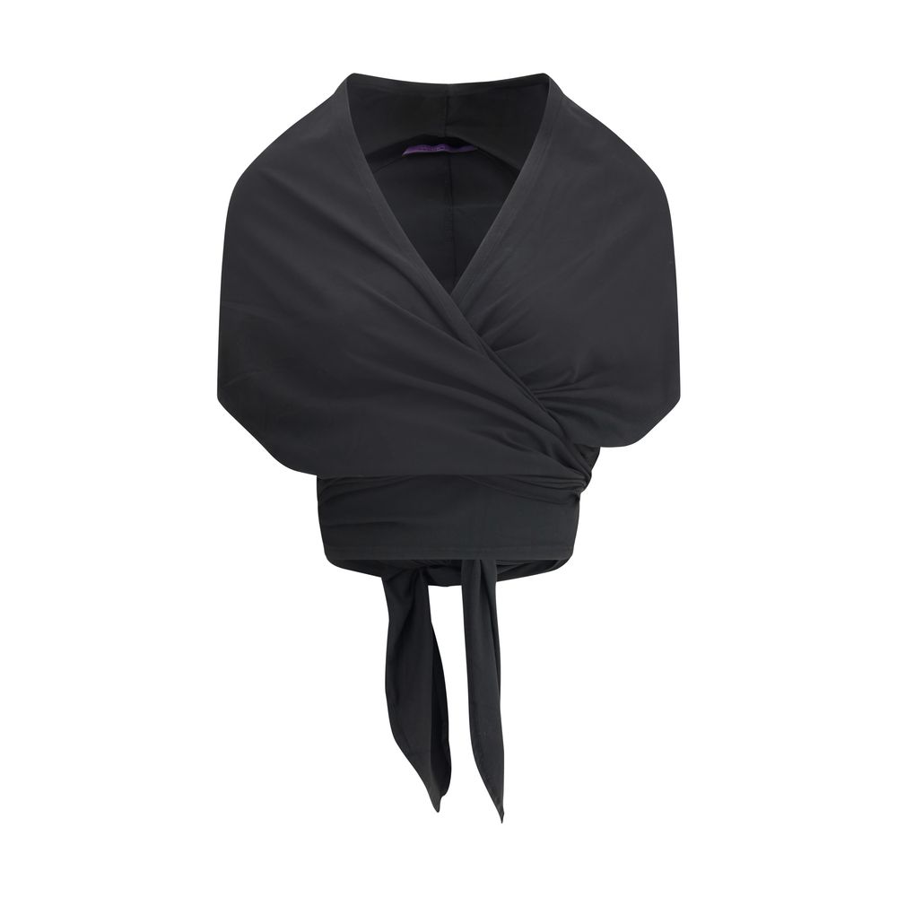 

The Hood Top Жилет Margherita Maccapani, черный