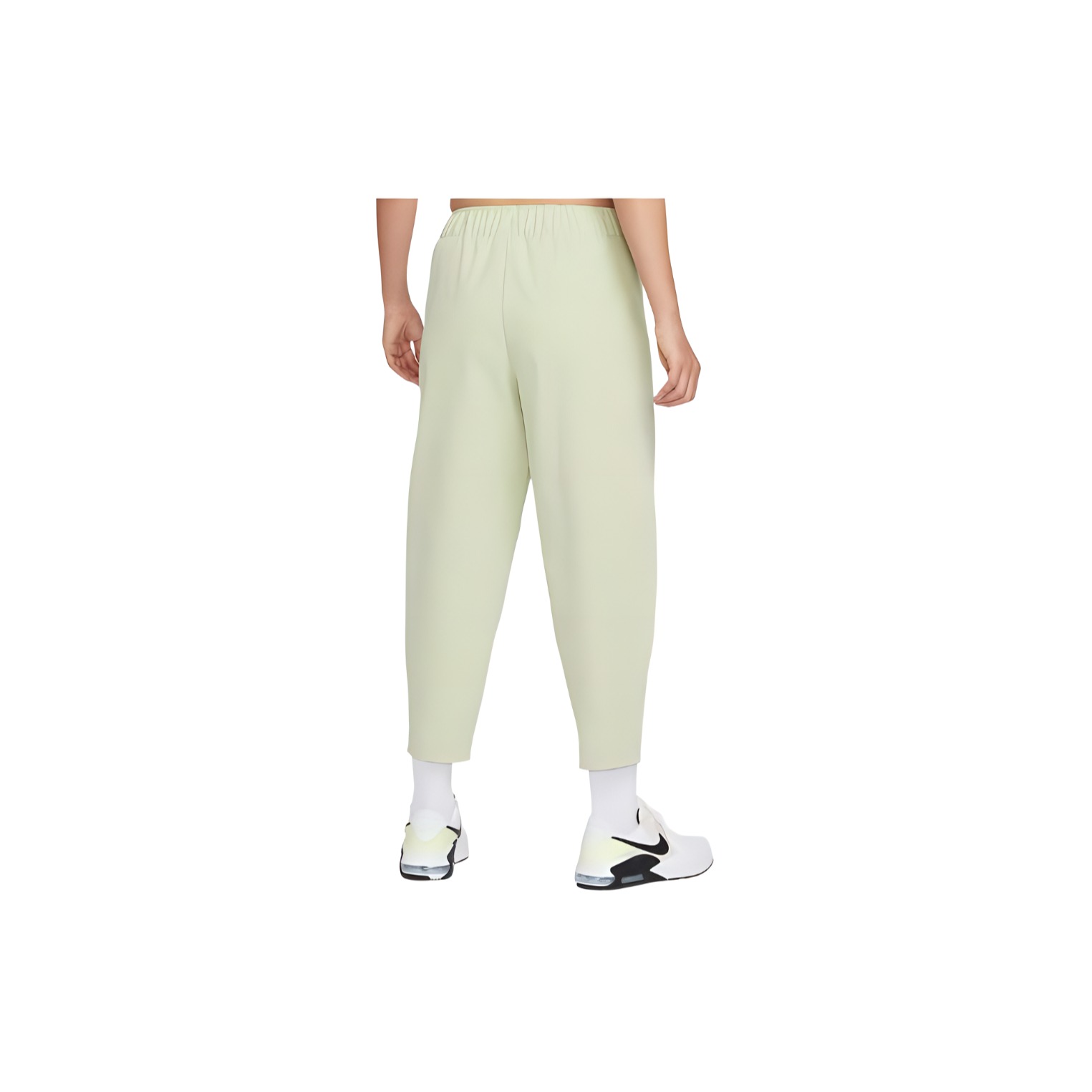 Nike Женские повседневные брюки Woven зеленые желтые — фото 4
