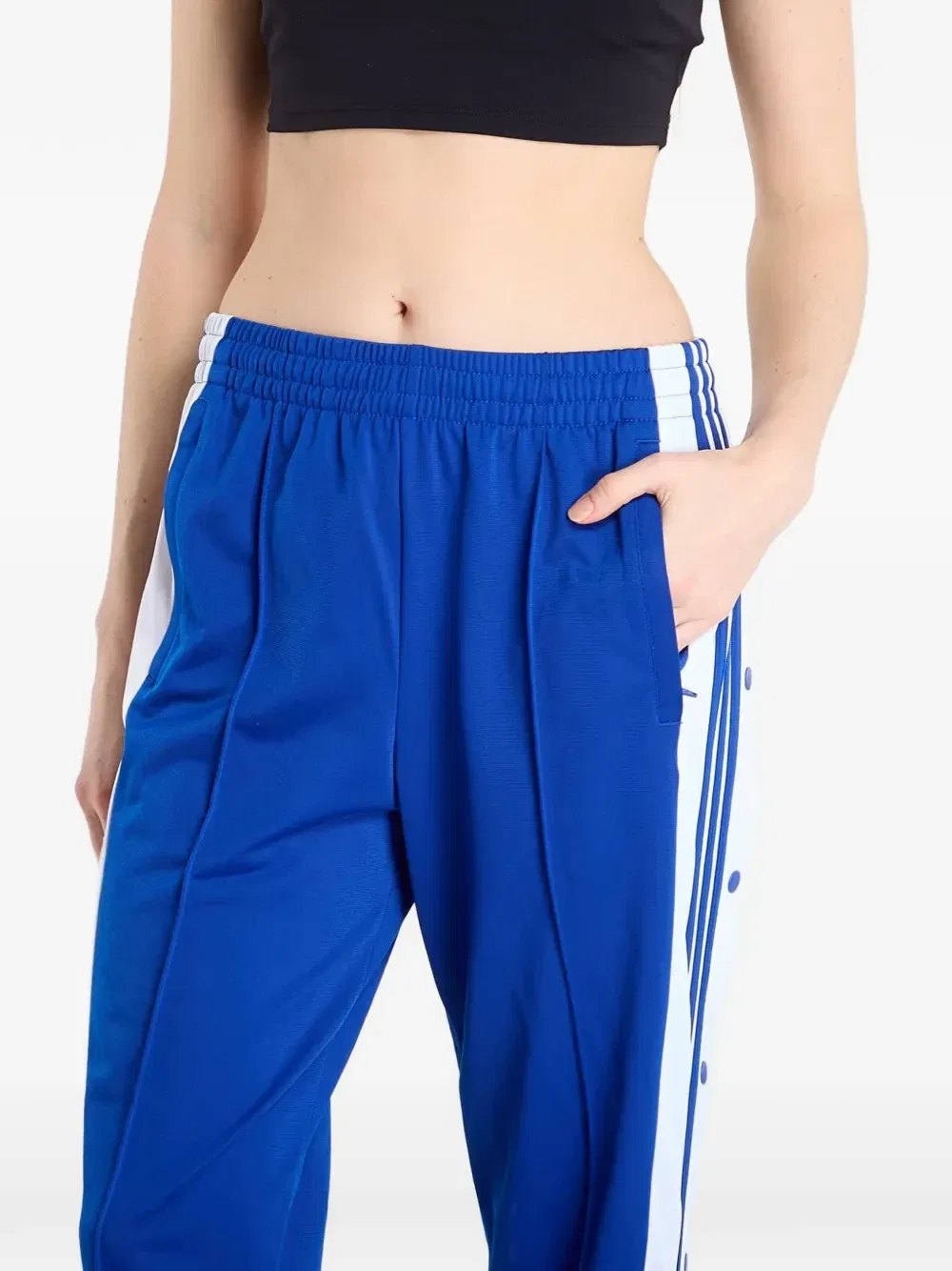 Спортивные брюки Reebok Adibreak с боковыми полосками Adidas, синий — фото 3
