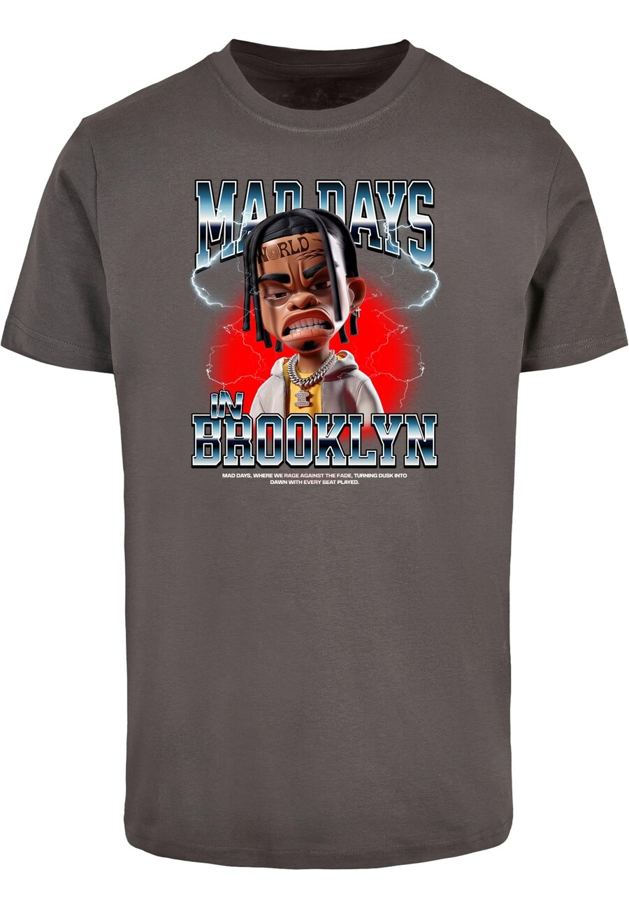 

Рубашка Mister Tee Mad Days, серый