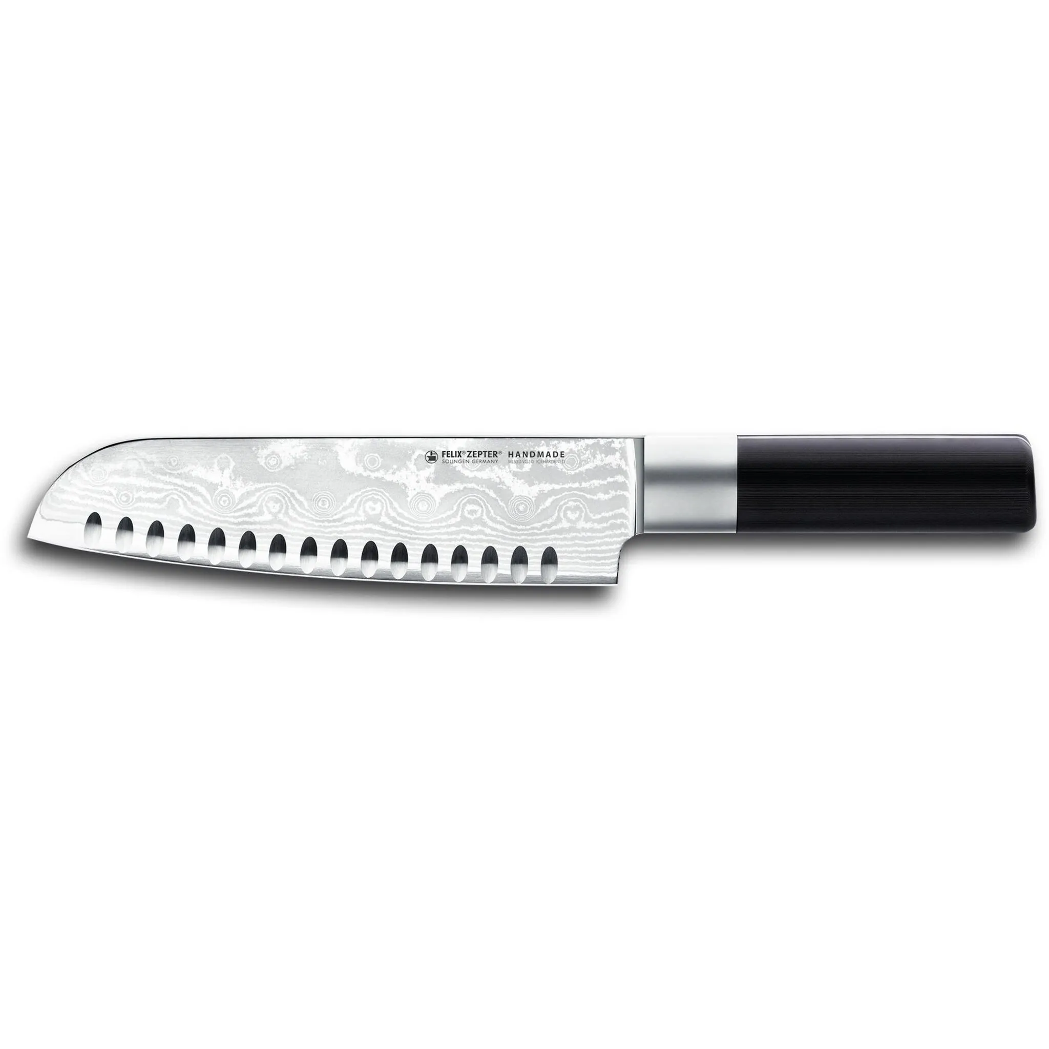 

Нож Felix Solingen Santoku «ABSOLUTE ML», (1 шт.), клинок японской специальной стали, черный