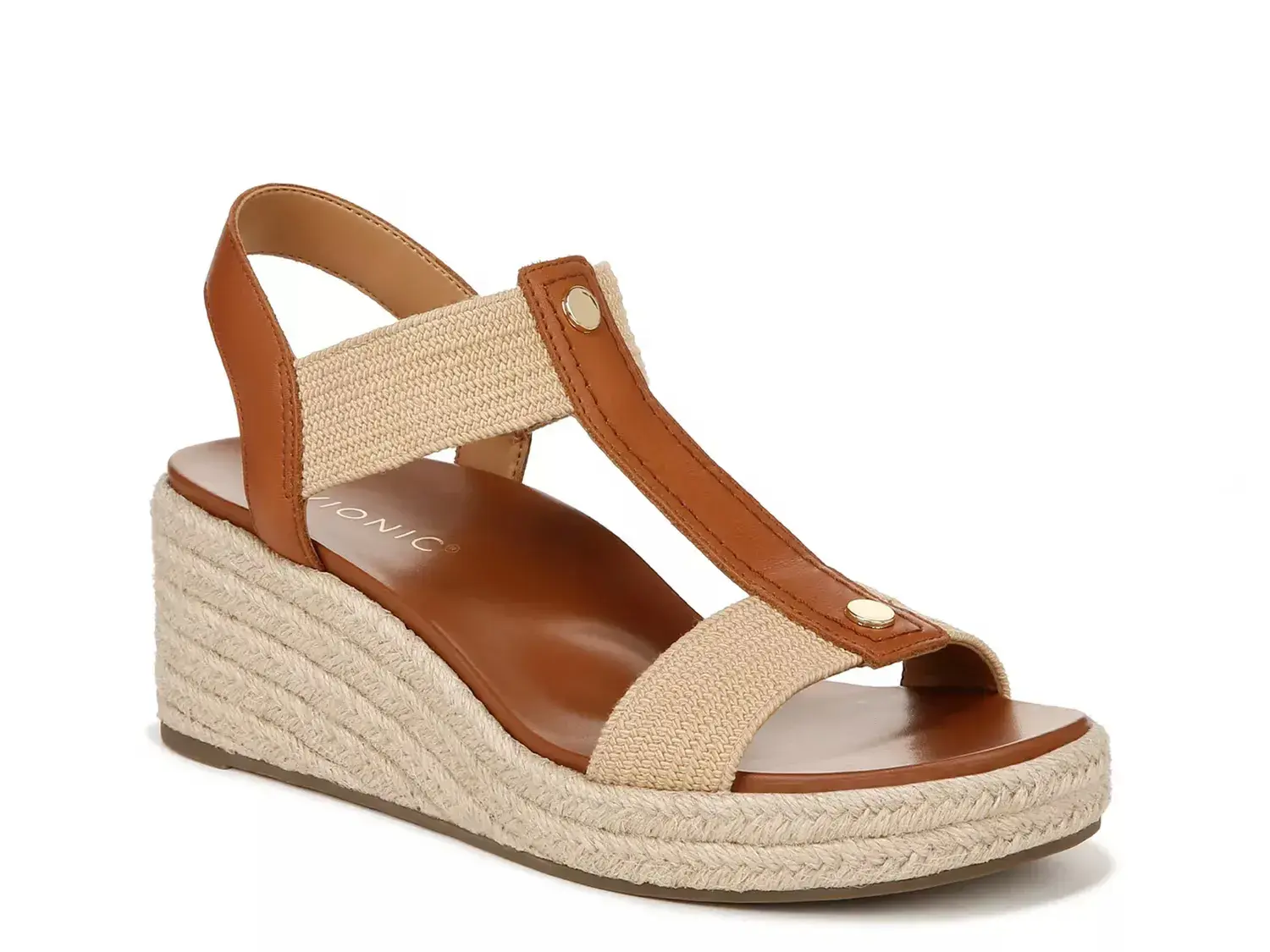 Эспадрильи Calera Vionic, Cognac/Beige
