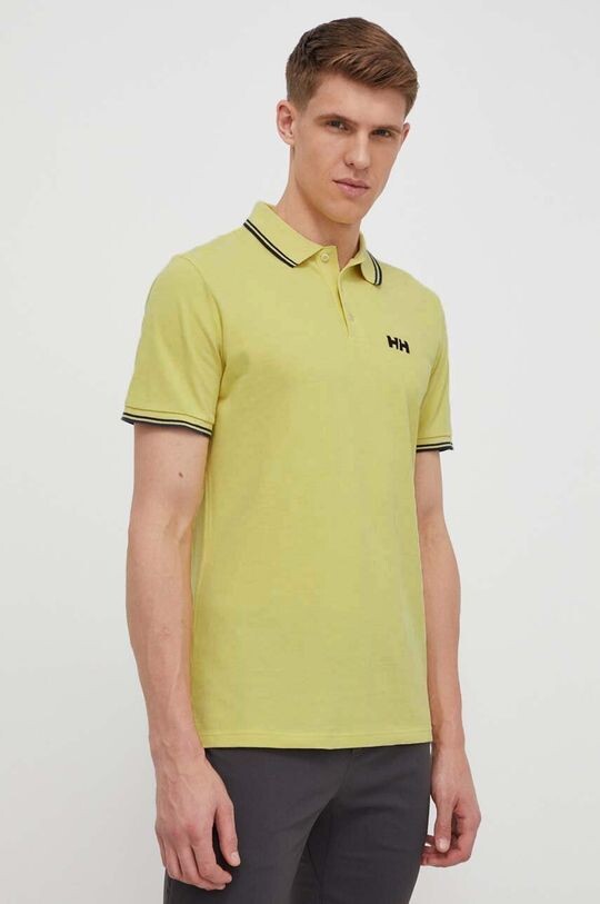 

Хлопковое поло Helly Hansen, желтый