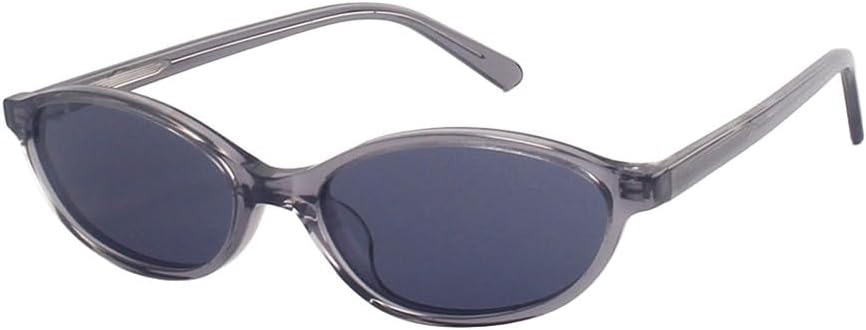 

Модные солнцезащитные очки из ацетата, маленькие овальные, для женщин, винтажные солнцезащитные очки для мужчин, поляризованные очки с защитой UV400 UJNHGQ, Crystal Gray