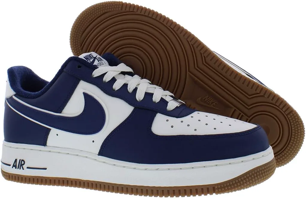 Нижние кроссовки Nike Men's Air Force 1, сине-белый — фото 3