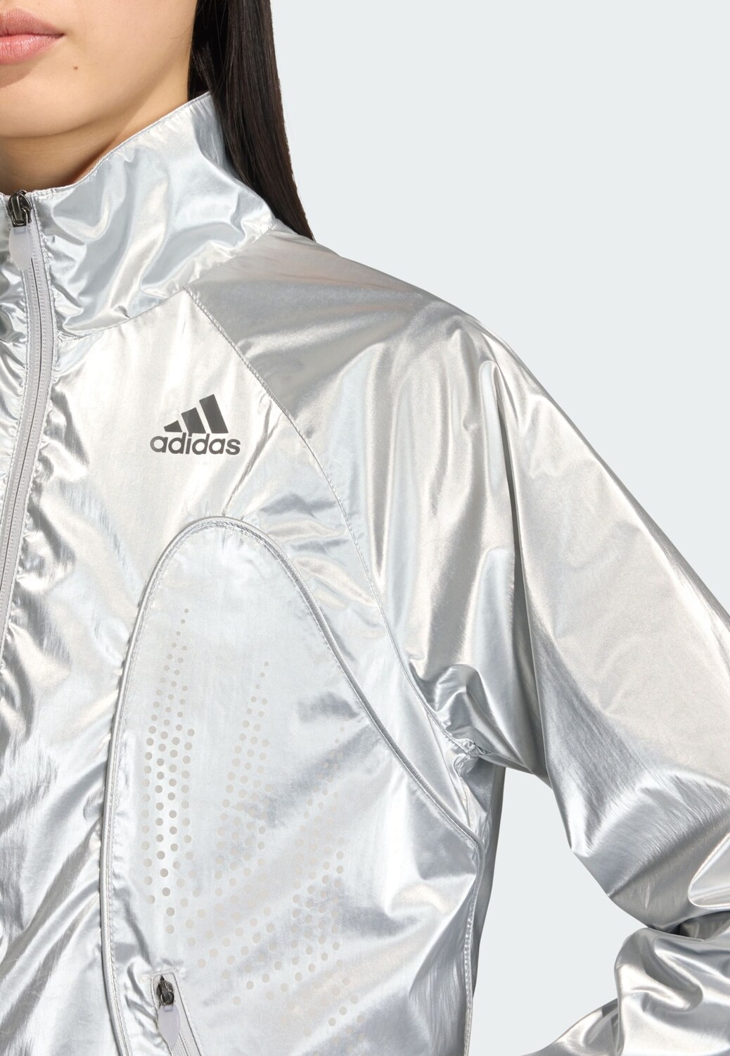Adidas Originals Куртка межсезонная 'F50' в серебристом цвете — фото 3