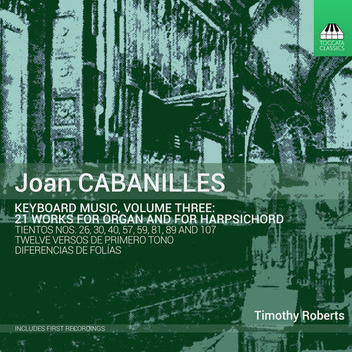 

CD диск Cabanilles / Roberts: Keyboard Music 3