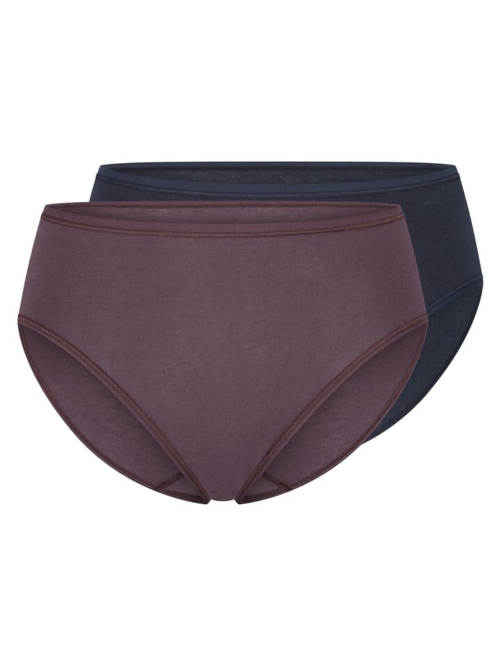 

Трусы Schiesser Slip 95/5 Organic Cotton, цвет dunkelblau, lila