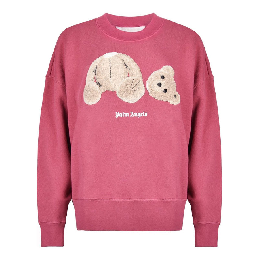 

Свитер (WMNS) Palm Angels Teddy Bear Sweatshirt 'Punch Pink', розовый