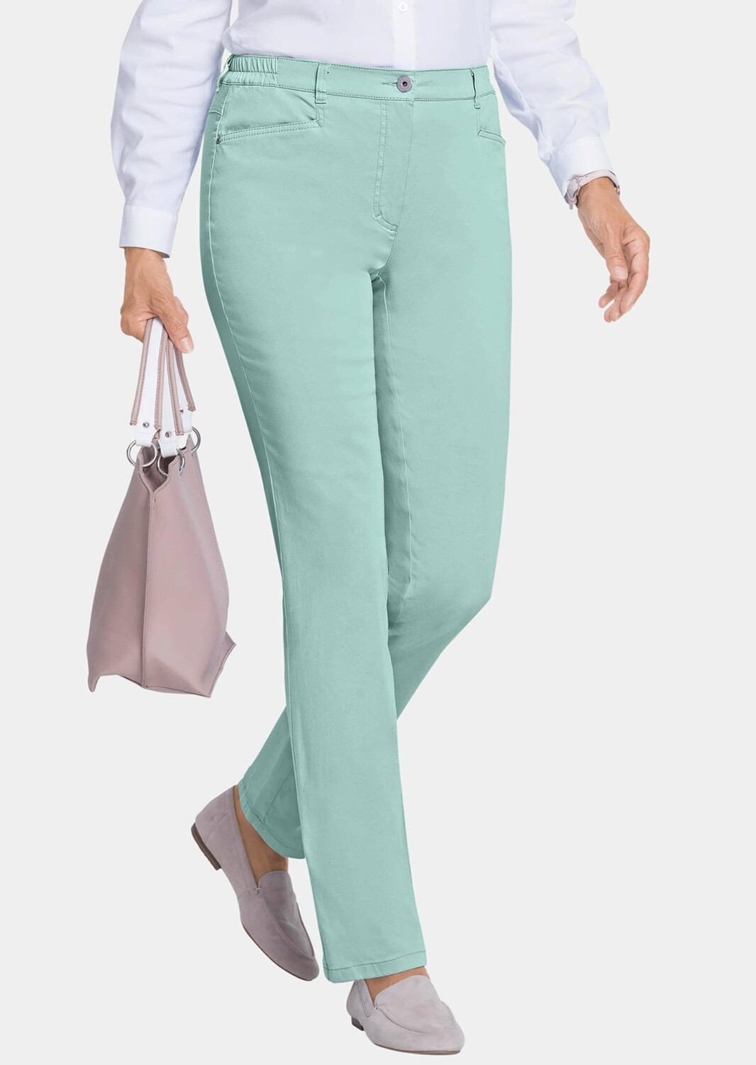 

Брюки GOLDNER Baumwollhose ANNA, цвет mintgrün