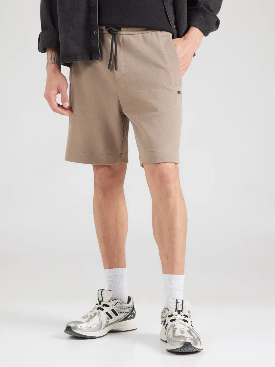 Шорты Boss Regular Pants JT_Union HeAdlo цвета хаки — фото 3