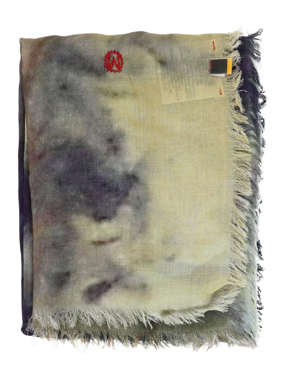 

Шарф Ela с леопардовым принтом и бахромой Talking Walls, бежевый