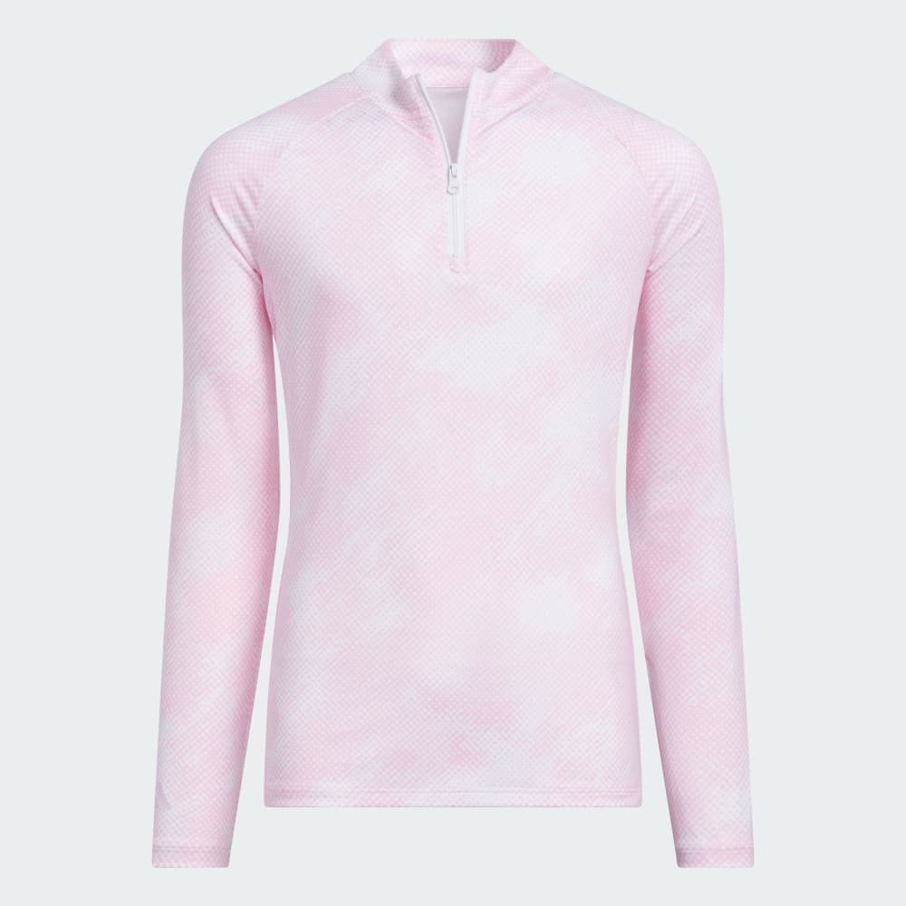 

Поло Adidas Performance Long Sleeve Printed Polo Shirt Kids, цвет Clear Pink