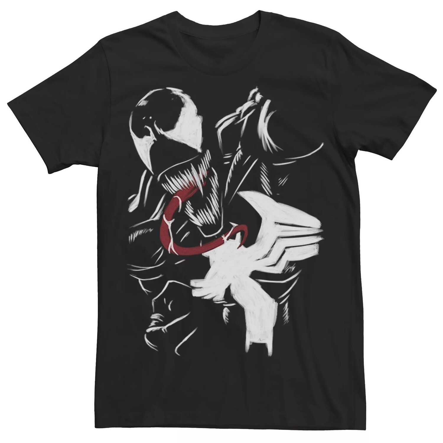 

Мужская футболка с краской Venom Comics Marvel Licensed Character