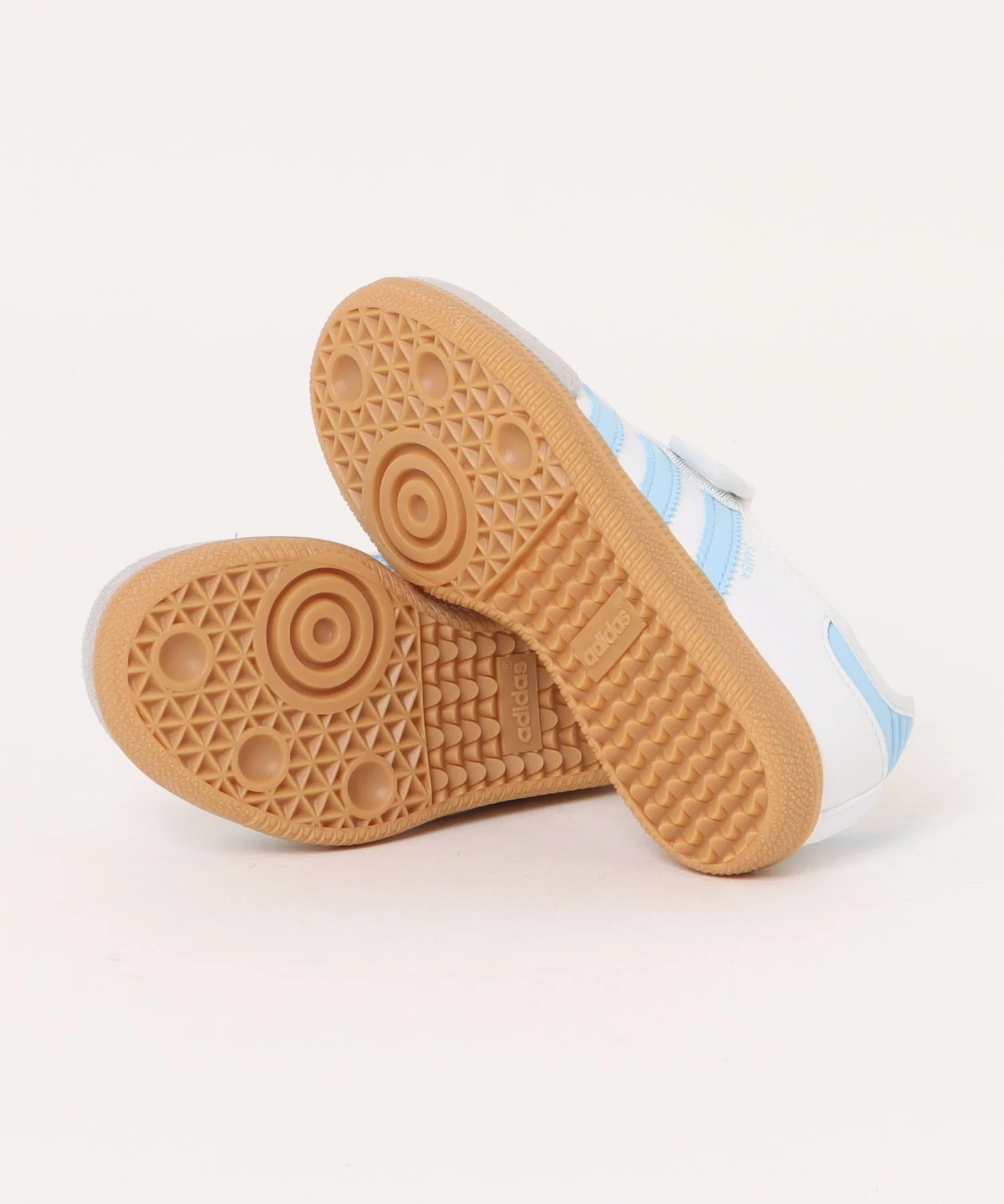 Детские кроссовки adidas Samba Jane C из натуральной кожи белые — фото 3