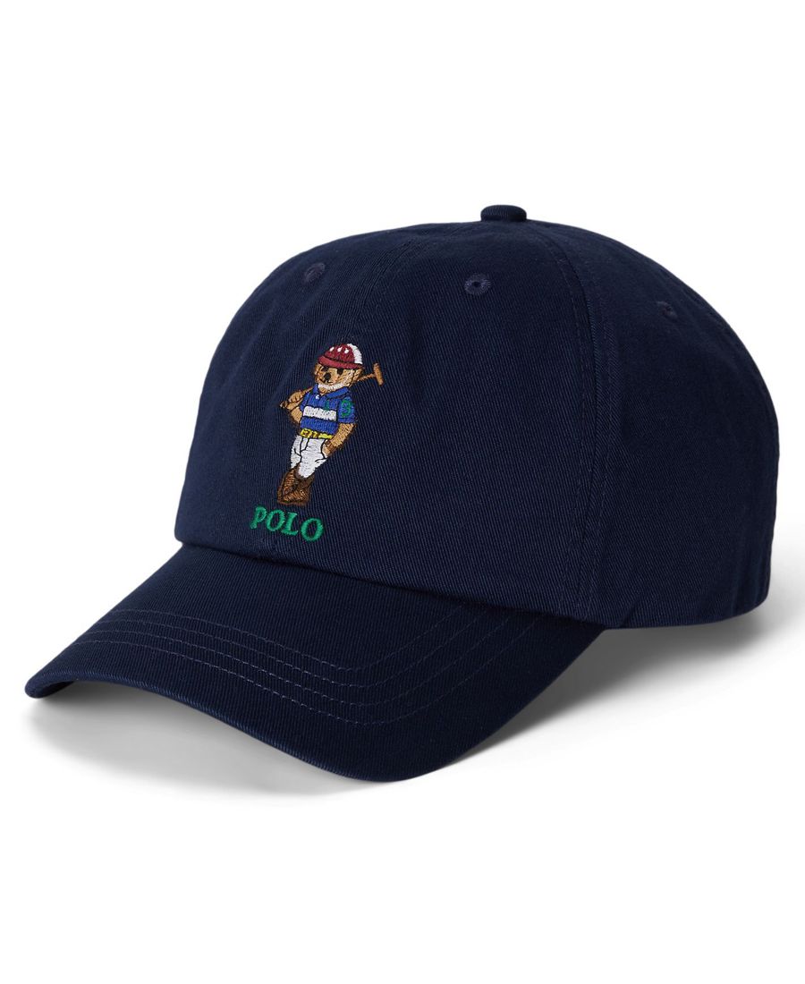 

Детская бейсболка Polo Bear из хлопковой саржи, размер 8-20 Polo Ralph Lauren, Bear Newport Navy