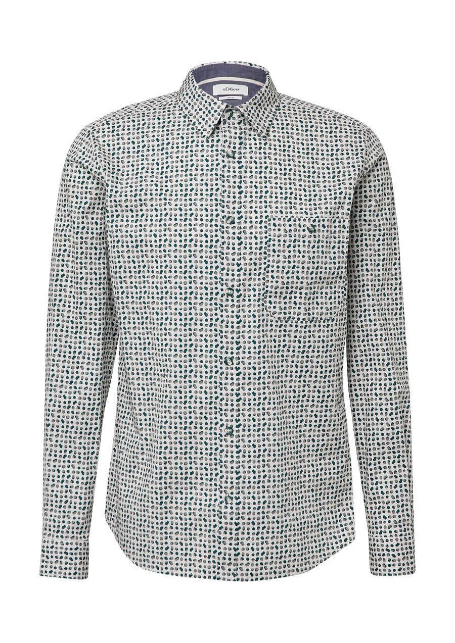 

Рубашка на пуговицах Comfort fit s.Oliver, Grey