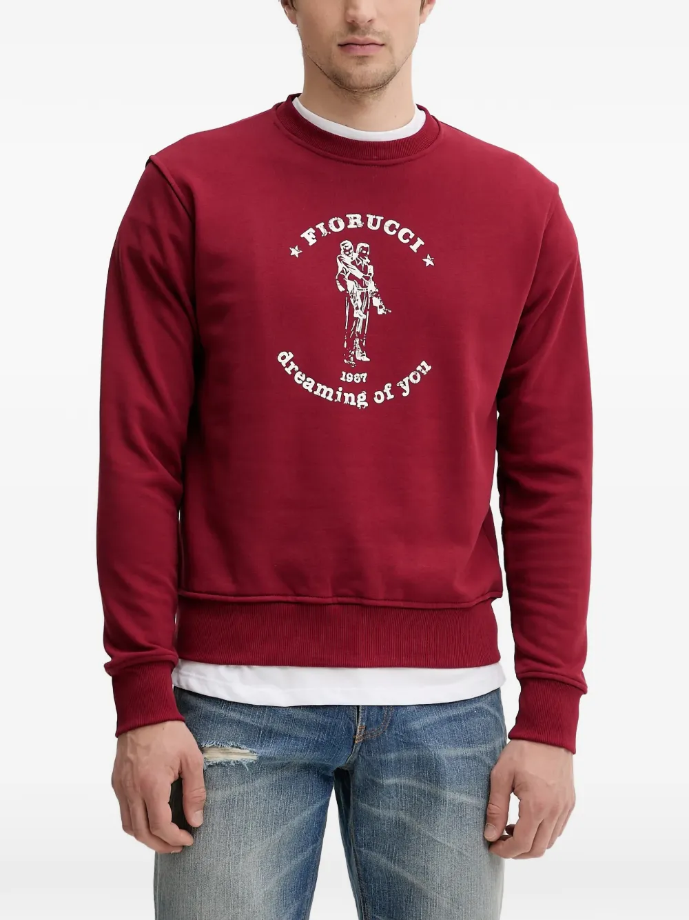 

Свитшот "Dreaming Of You" Fiorucci, красный